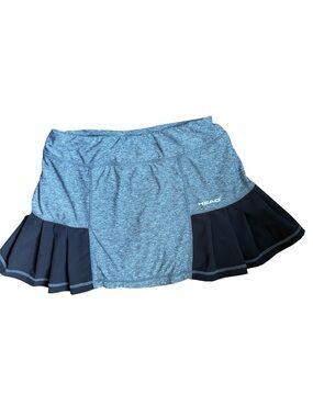 HEAD Tennis skort grey & black size small